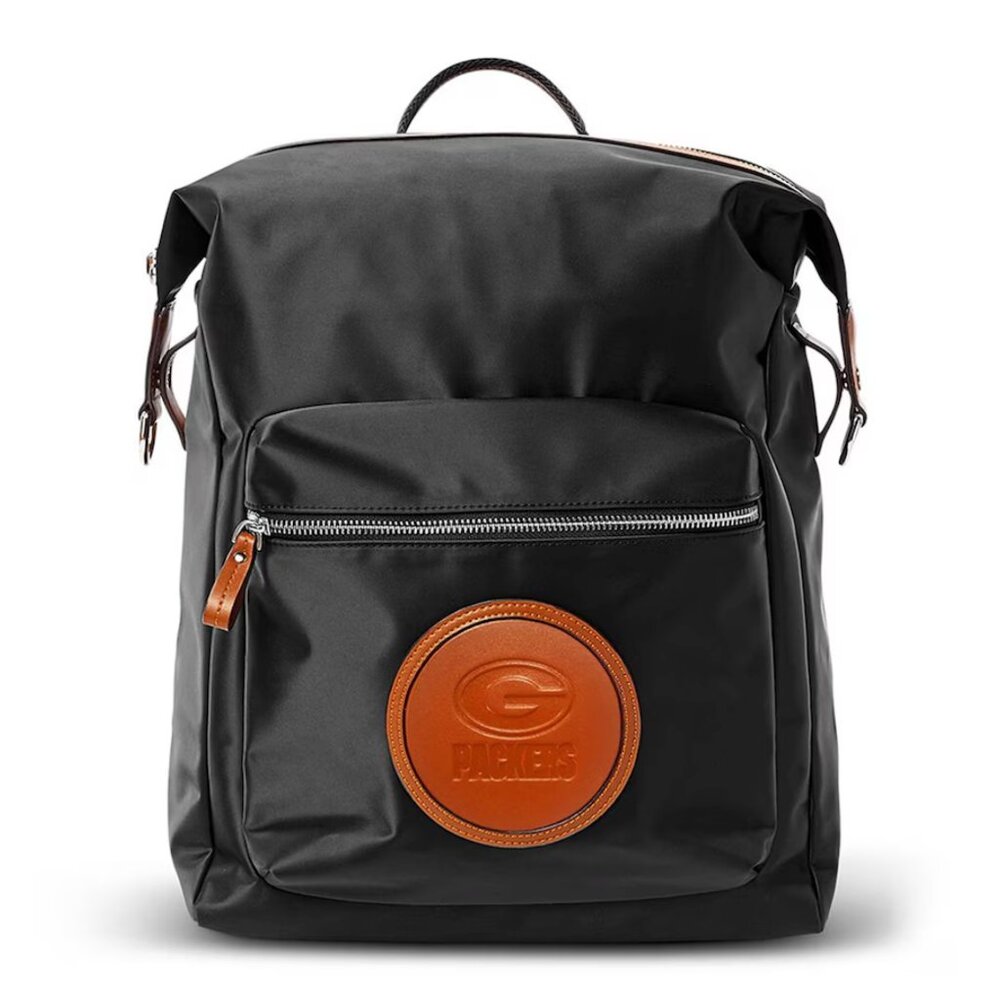 Green Bay Packers MOJO Black & Brown Signature Backpack